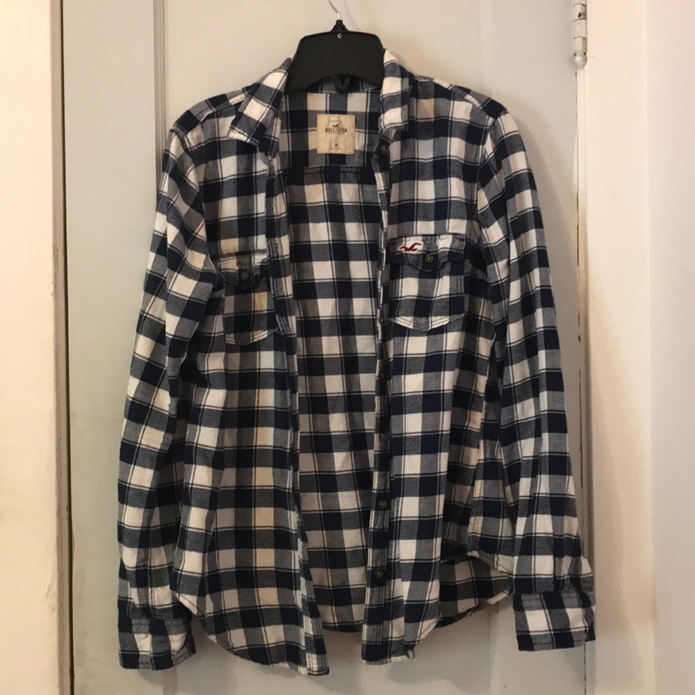 Hollister Blue Flannel